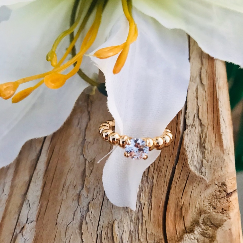 ✨Fashion Simple Style Zircon Rhinestone Ring - Picture 3 of 6